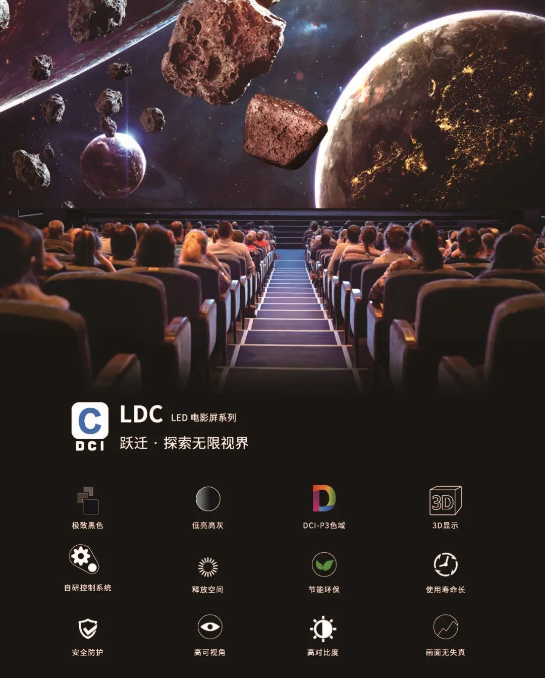 “自研+合作”全面开花，尊龙集团官网成业内LED电影屏通过DCI认证最多企业