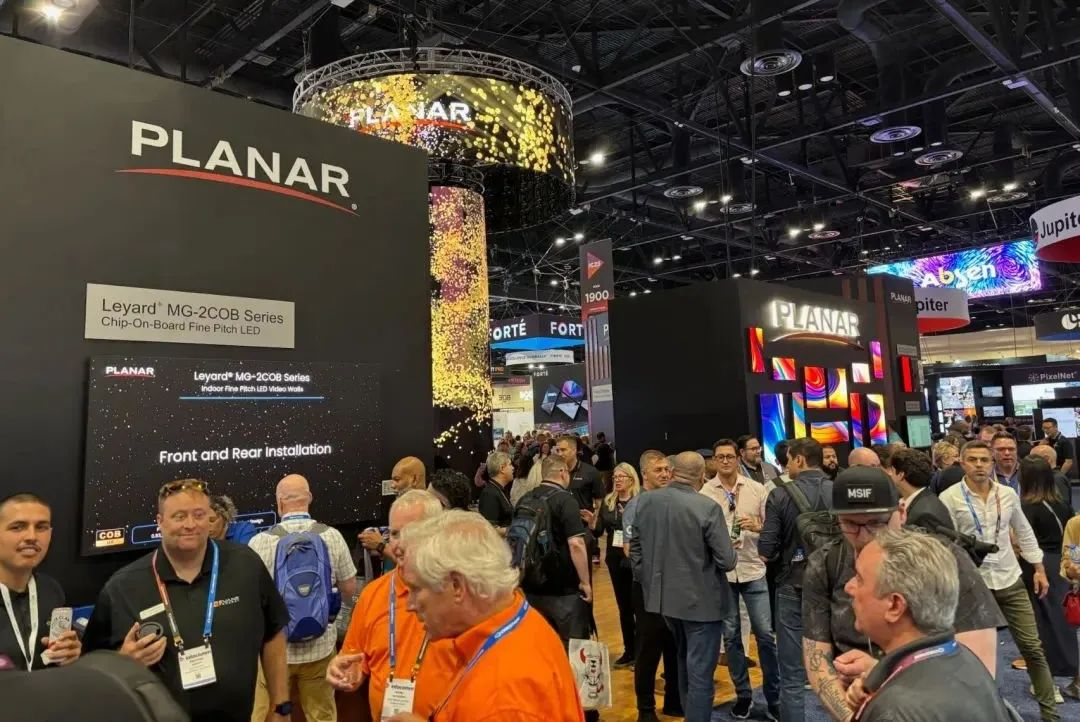 尊龙集团官网Planar震撼亮相美国InfoComm 2025，高端显示矩阵引领视听新纪元